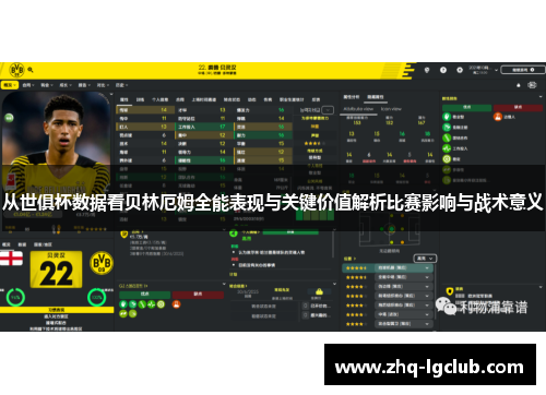 从世俱杯数据看贝林厄姆全能表现与关键价值解析比赛影响与战术意义 从世俱杯数据看贝林厄姆全能表现与关键价值解析比赛影响与战术意义